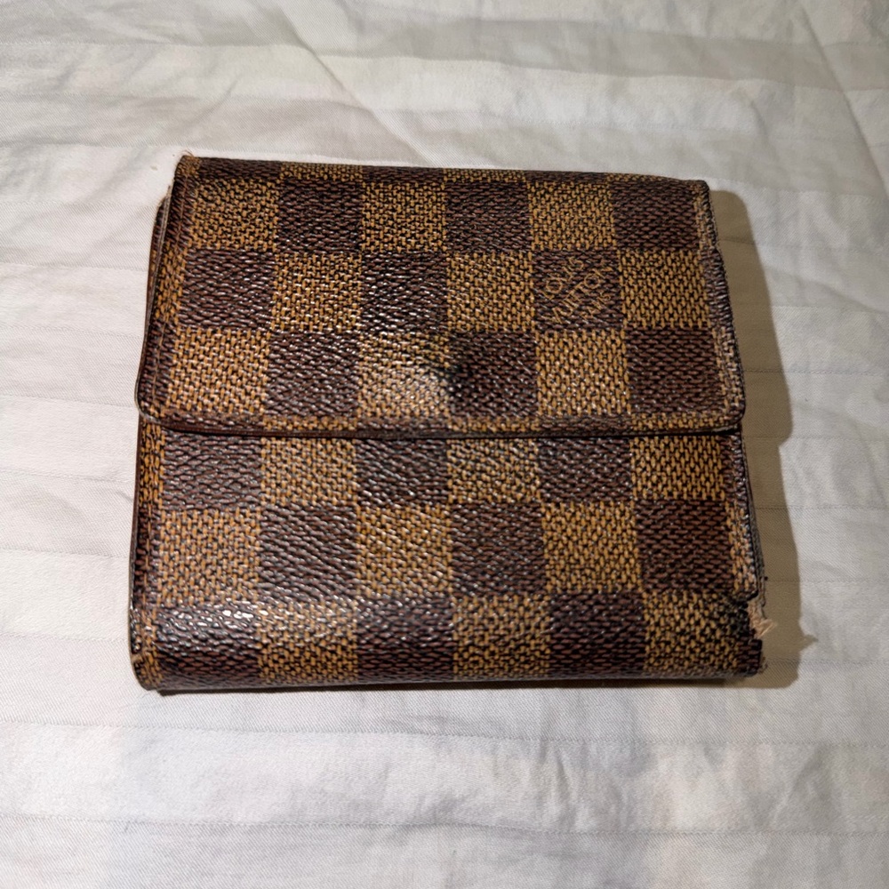 Louis Vuitton Brown Checkered Wallet - Picture 11 of 12